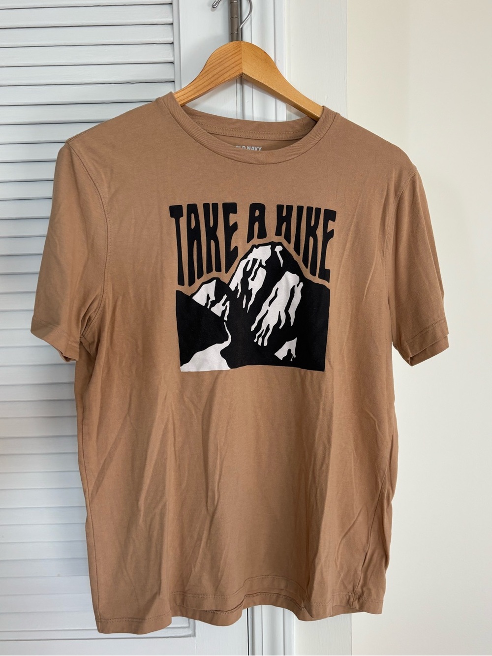 Old Navy Brown 'Take A Hike' Graphic Tee